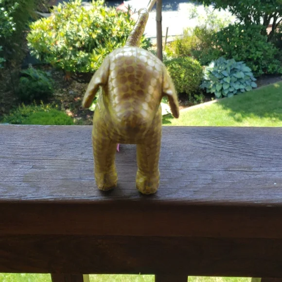 PINK faux sequin stuffed plush dog - Picture 2 of 5